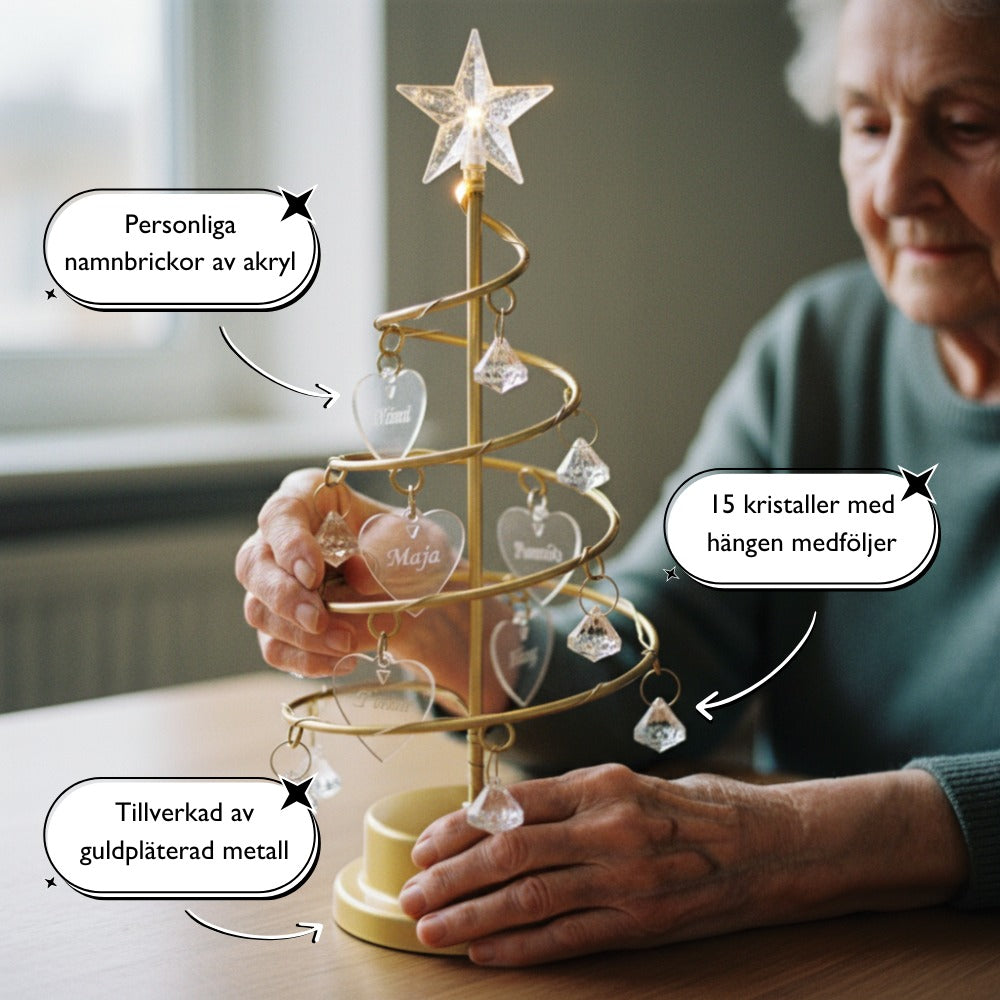 Perhekuusi | Kaunis Personoitu Joulukuusivalo