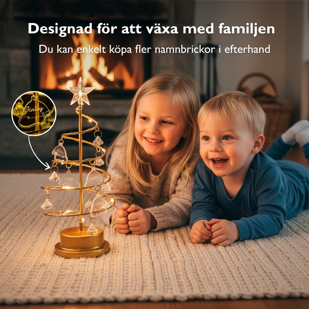 Perhekuusi | Kaunis Personoitu Joulukuusivalo