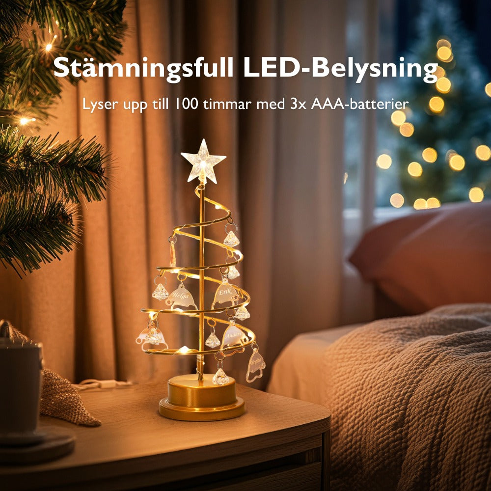 Perhekuusi | Kaunis Personoitu Joulukuusivalo