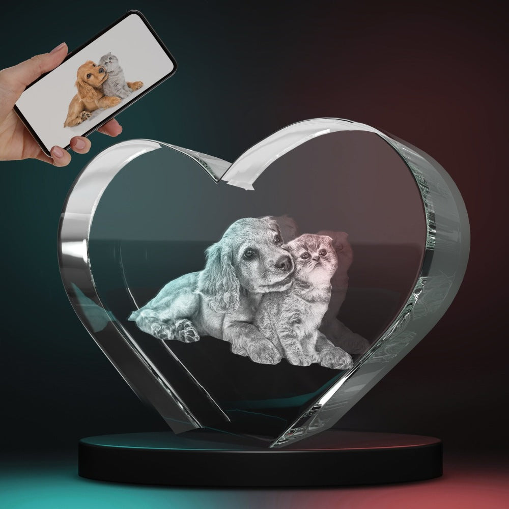 Fotokristall 3D | Hjerte