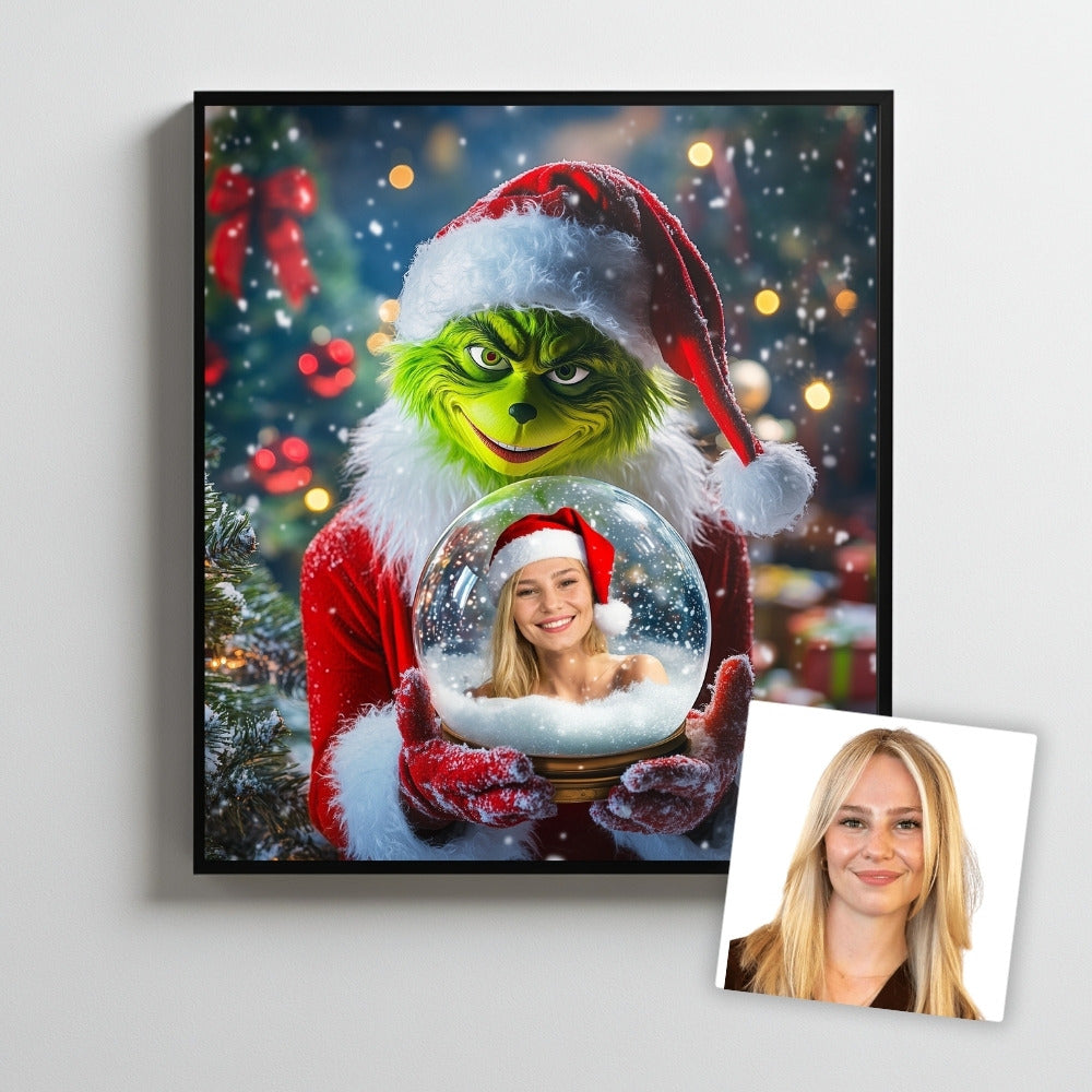 Custom Grinch Snøkule Plakat