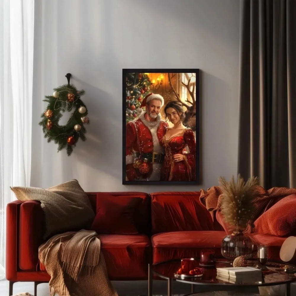 Herra ja Rouva Claus | Räätälöity Muotokuva