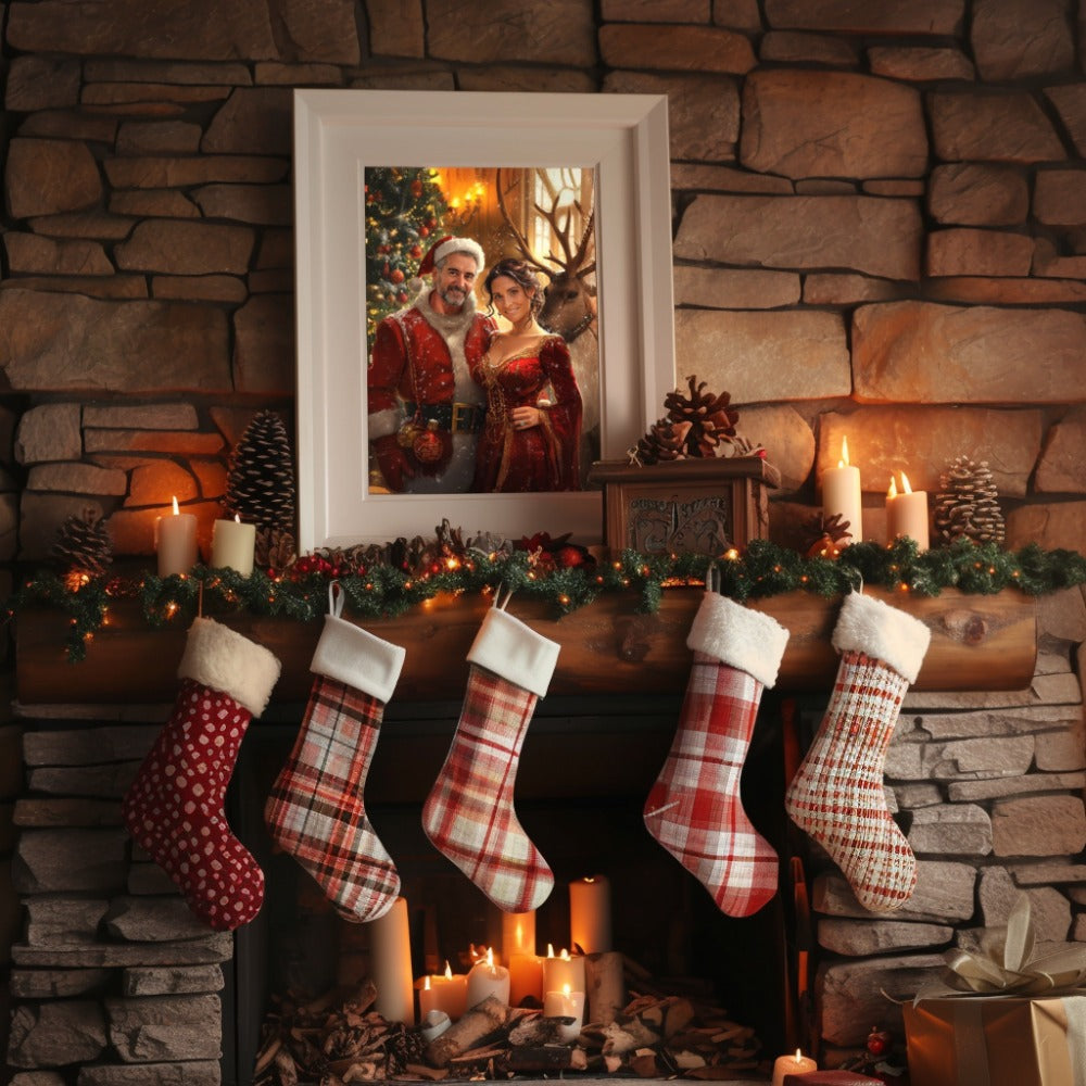 Herra ja Rouva Claus | Räätälöity Muotokuva