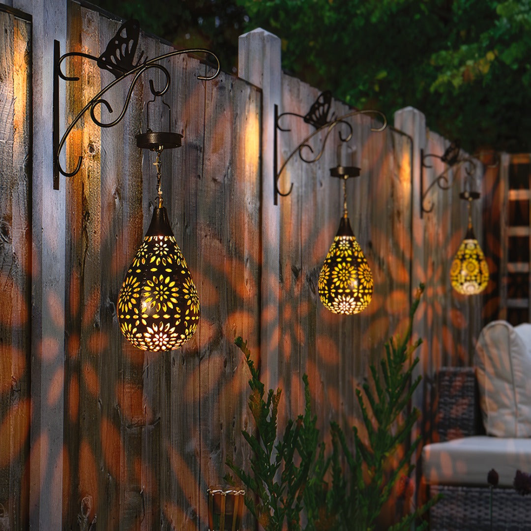 Lysdroppe | Solcellsdriven Trädgårdsbelysning